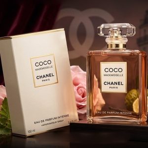Chanel Coco Mademoiselle Eau de Perfume Intense Fragrance In a Peach Tinted Glass Bottle