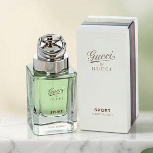 Gucci Sport Pour Homme Fragrance With Light-Green Liquid